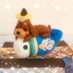 端午の節句🎏ダックスちゃんのキラキラ鯉のぼり🐶🍀✨