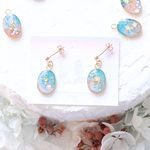 《送料無料》春色マーメイド耳飾り