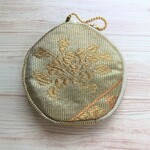 ★92q様専用★帯から作ったコインケース♪丸型★ゴールド