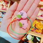 ももヘアゴム(1個売り)