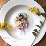 natural cossageコサージュミモザ