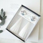 NEW！サムシングブルービジュー＆タッセル上品ピアス（ｲﾔﾘﾝｸﾞ） ＃214