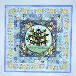 りんごの木のミニタペストリー(お花)