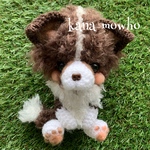 ＊kanae0409様オーダー品 ふわもこ あみぐるみ ワンちゃん(ボーダーコリー)＊