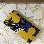 《ginmama様専用》♡リーフとちょうちょ柄 イエロー♡スマート長財布