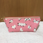 🕊シマエナガ ペンポーチ ピンクポーチ