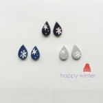 雪の結晶イヤリングorピアス