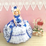 リカちゃん お姫様ドレス 豪華5点セット 一点物☆ブルー