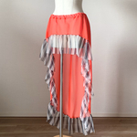 ベリーダンス  紅緋色のヒップスカーフ