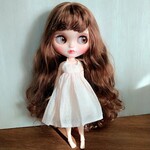 161.*ブライスアウトフィット※ピンクのふんわりキャミワンピース 