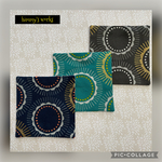 USAコットン☆ 両面使える♪布コースター ３枚セット☆ KIBORI tara × ougi 