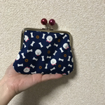 ゲンコがかわいい親子がま口