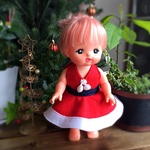 メルちゃん クリスマスワンピース