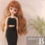 再販！リブニットセットアップ【ナイトブラック】Bタイプ