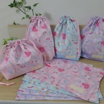 【オーダ－予約品】x様専用＊入園準備グッズ　音符ハート柄