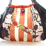 【61】和柄*和風*グラニーバッグ*着物リメイク
