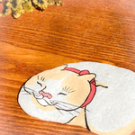 石猫　茶白猫　でかお