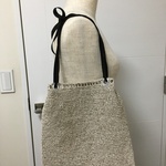 麻のバッグ
