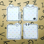 ゆるいどうぶつシール♪【紙シールver.】