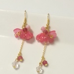 梅の花 ピアス/イヤリング