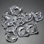 【10個】clear acryl＊クリアアクリルチェーンパーツ