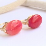 もも＆りんご　Wire　Ring