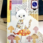 ペットの似顔絵★アートなコラージュオーダーイラスト★