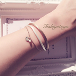 スターダスト&サテンコードの3連チェーンブレス