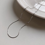 snake chain necklace(silver925)