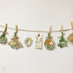 ドライフラワーガーランド