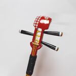 【新色】かんざし「三味線」唐紅（千鳥）