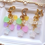 ②カラフルグミのキーホルダー レジン 018