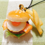 ベーコンエッグバーガー🥓🥚ストラップ