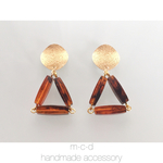 stardust×vintage triangle pierce