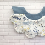 【再販】ゆるーいサメ & 無地オーシャンブルー ✳︎ もくもくスタイ♡