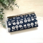 ボタニカルフラワー☆長財布・布