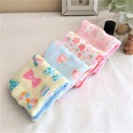 プリンセスの小さなポッケに*８重ガーゼハンカチ4set*リボン*マカロン*いちご*うさぎ*カラフルハート*お布団ガーゼ*入園入学*女の子*コンパクト