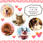 ♡うちの子シール♡名入れ　愛犬　愛猫　サンキューシール　ペットシール　オーダー　
