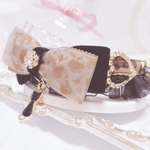 ラスト1点❤︎新作首輪❤︎レオパードイレギュラーリボン❤︎