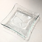 かるた　　豆皿　小さい皿　昭和レトロガラス　アンティーク　型ガラス　もったいないをカタチに　思い出と一緒に