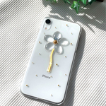 クリア　フラワーiPhoneケース