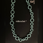 antique green ニットリング ネックレス