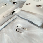 【予約販売】サークルパール (silver) イヤーカフ