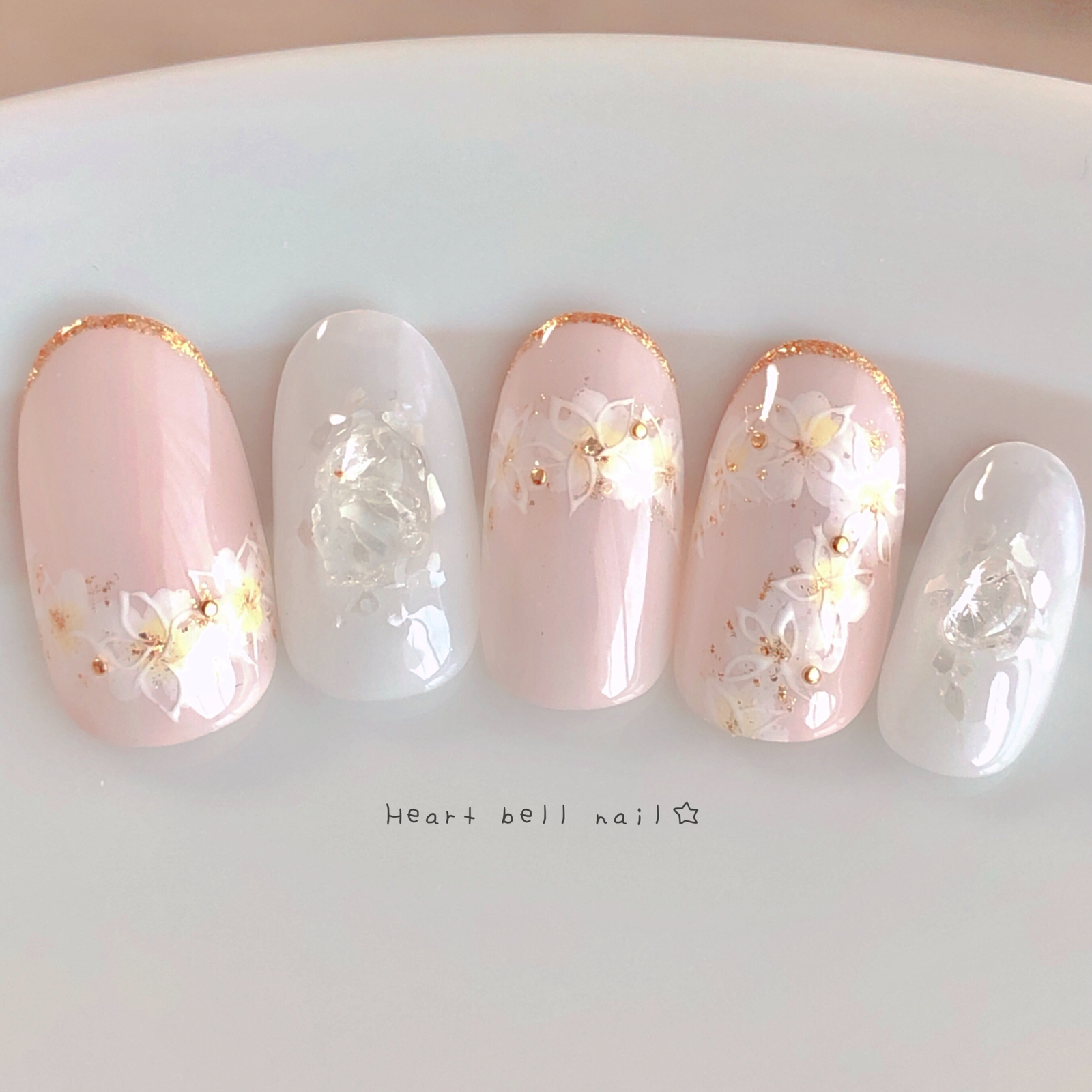 No.31 ウェディング、成人式ネイル（成人式ネイル/和柄/グリーン