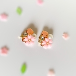 [再]🌸桜ビジューピアス✧*