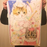膝掛け ミニブランケット  ぷーすけココちゃん　