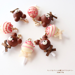 【ホワイトデー限定】ケーキポップスのキーチャーム