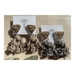 beads × poodle rope tassel pierce .・゜
