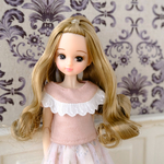 リカちゃん服＊レースがかわいいカットソー（ピンク）＊ブライス