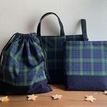 【ca様オーダー品】黄色ラインのタータンチェックのセット